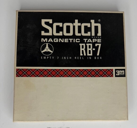 scotch Accessories - 3M Scotch brand empty 7-inch reel of magnetic tape model RB-7 Vintage